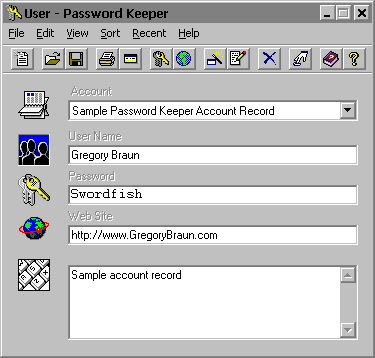 Password Keeper Screenshot